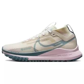 Женские кроссовки Nike React Pegasus Trail 4 GORE-TEX Sanddrift Pearl Pink Cream Coconut-Milk Mineral-Teal DJ7929-100 35.5