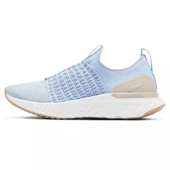 Женские кроссовки Nike React Phantom Run Flyknit 2 Hydrogen Blue Pure-Platinum White CJ0280-400 36