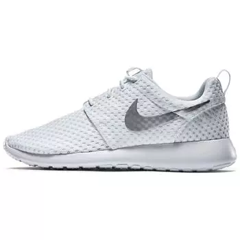 Женские кроссовки Nike Rosherun BR White Metallic Metallic-Platinum 724850-100 36.5
