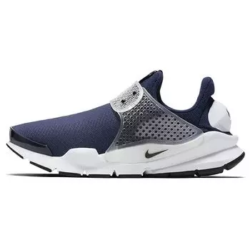 Женские кроссовки Nike Sock Dart Midnight Navy синие бело-черные 848475-401