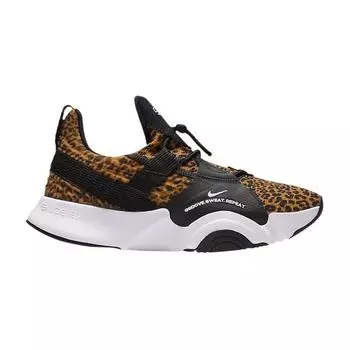 Женские кроссовки Nike SuperRep Groove Leopard коричнево-белые чатни CT1248-107