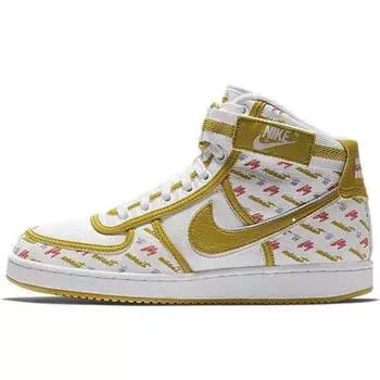 Женские кроссовки Nike Vandal High LX Meant to Fly White Dark-Citron Particle-Beige AH6826-101