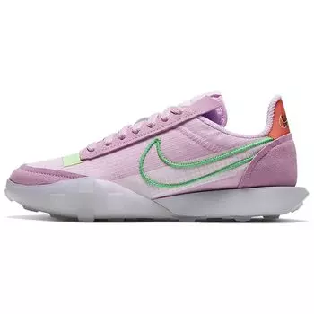 Женские кроссовки Nike Waffle Racer 2X Light Arctic Pink Grey-Fog Barely-Volt Poison-Green CK6647-601