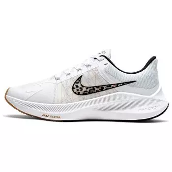 Женские кроссовки Nike Winflo 8 Premium White Leopard Wheat Gum-Light-Brown Black DA3056-100 35.5