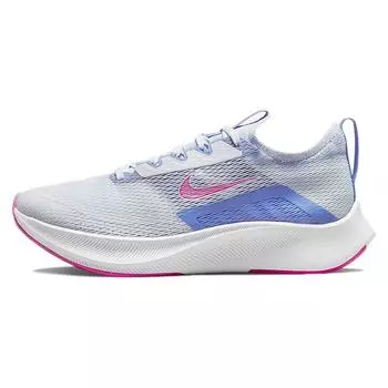 Женские кроссовки Nike Zoom Fly 4 Football Grey Sapphire Purple White Fire Pink CT2401-003 35.5