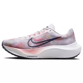 Женские кроссовки Nike Zoom Fly 5 Premium с цветочным принтом розового жемчужно-розового кораллово-мелового цвета DV7894-600 35.5
