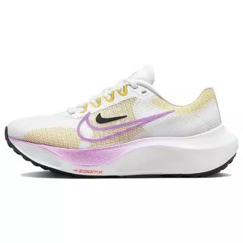 Женские кроссовки Nike Zoom Fly 5 White Rush Fuchsia Vivid-Sulfur Amber-Brown DM8974-100 36