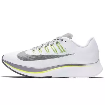 Женские кроссовки Nike Zoom Fly White Gunsmoke Gunsmoke-Atmography-Grey 897821-101 36.5