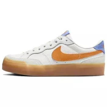 Женские кроссовки Nike Zoom Pogo Plus Premium SB White Mandarin Gum Summit-White Light-Silver Polar FB2812-100 38