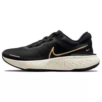 Женские кроссовки Nike ZoomX Invincible Run Flyknit Black Metallic Gold Sail CT2229-004 35.5