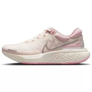Женские кроссовки Nike ZoomX Invincible Run Flyknit Guava Ice Pink Glaze едва зеленого цвета с серебристым металликом CT2229-800 42