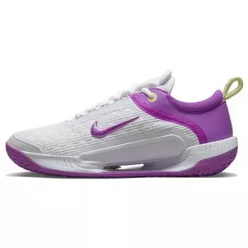 Женские кроссовки NikeCourt Air Zoom NXT HC White Fuchsia Dream Citron-Tint DV3282-100 35.5