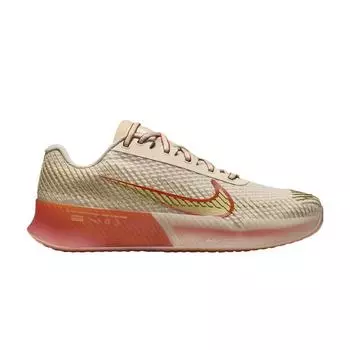 Женские кроссовки NikeCourt Air Zoom Vapor 11 Premium Jaime Paris Collection коричневые Sanddrift Rust-Factor FQ3165-103 36