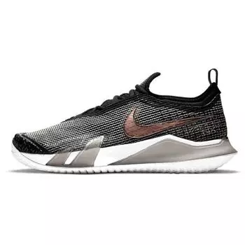 Женские кроссовки NikeCourt React Vapor NXT Black Metallic Red Bronze White CV0742-002 36