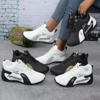 Женские кроссовки, новые летние модные дышащие женские сетчатые спортивные туфли на шнуровке для женщин, дизайнерские кроссовки для ходьбы на платформе 35