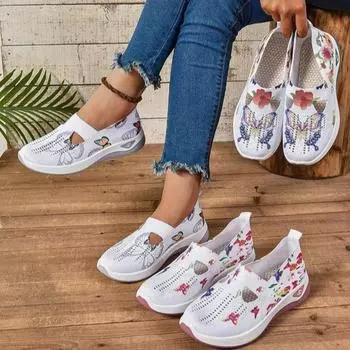 Женские кроссовки Новые сетчатые дышащие кроссовки для бега Дизайнерские женские летние легкие кроссовки для тренировок на открытом воздухе Женские кроссовки Zapatos De Mujer 36