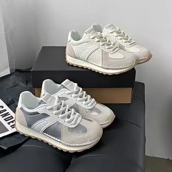 Женские кроссовки, новые весенне-осенние брендовые роскошные вулканизированные туфли, повседневная обувь Zapatillas Mujer, легкие, плоские, дышащие 35