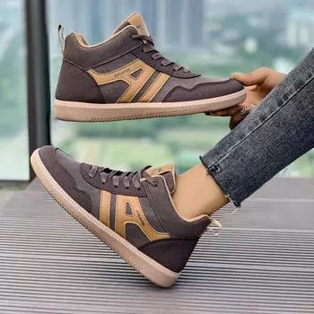 Женские кроссовки, новые весенние и летние повседневные парусиновые туфли для женщин, низкие кроссовки на шнуровке, модные трендовые женские кроссовки Zapatos De Mujer 36 коричневый