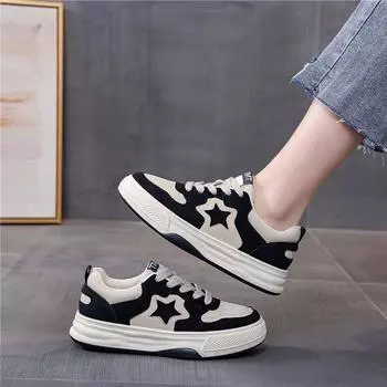 Женские кроссовки, новые весенние универсальные цветные повседневные белые туфли D Lites на платформе, белые туфли для женщин 35