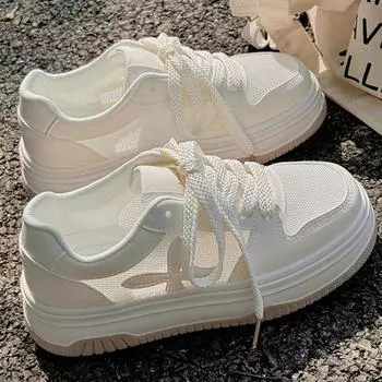 Женские кроссовки Обувь Мода Женщины Вулканизированные Туфли Высокого Качества Плоские Туфли Женские Прогулочные Blatform Плюс Размер Zapatillas Mujer 35 розовый