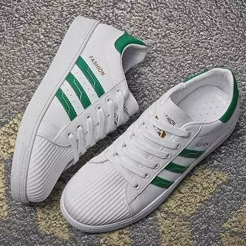 Женские кроссовки, одинаковые по цвету вулканизированные туфли с неглубоким носком, удобная повседневная обувь на шнуровке для унисекс 35 зелёный