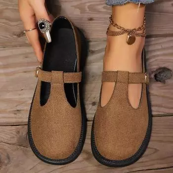 Женские кроссовки однотонные туфли Мэри Джейн на платформе женские повседневные кроссовки с пряжкой на ремешке женские туфли на толстой подошве для студенческой формы 35