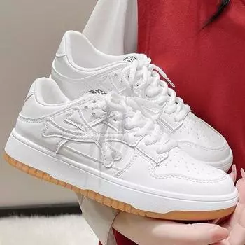 Женские кроссовки осень и зима новые толстые подошвы мягкие легкие черно-белые панды женские повседневные кроссовки смешанная партия 35