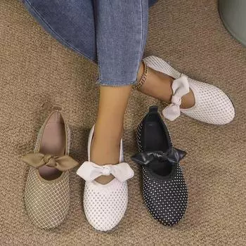 Женские кроссовки, осенние новые трендовые кроссовки с круглым носком, женские сетчатые платья, удобные туфли на плоской подошве, дизайнерские туфли Мэри Джейн для женщин 36 бежевый