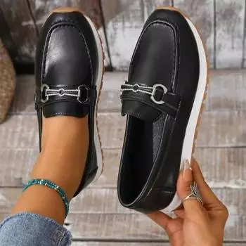 Женские кроссовки осенние с круглым носком на плоской подошве простые однотонные женские повседневные туфли на платформе для ходьбы и походов 35