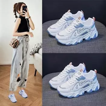 Женские кроссовки Повседневная обувь для папы 35 чёрный