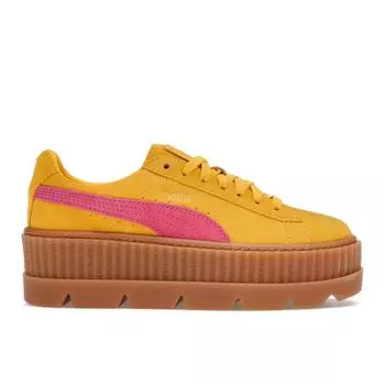 Женские кроссовки Puma Fenty x Cleated Creeper Lemon Yellow Carmine Vanilla-Ice 366268-03
