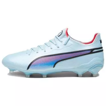 Женские кроссовки Puma King Ultimate FG AG Breakthrough Pack Синий Серебристый-Небесно-Черный 107565-01 40.5