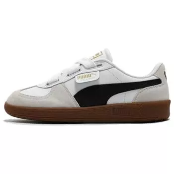 Женские кроссовки Puma Palermo Wide Lace SD White Black Gum Vapor-Grey 402109-01 35.5