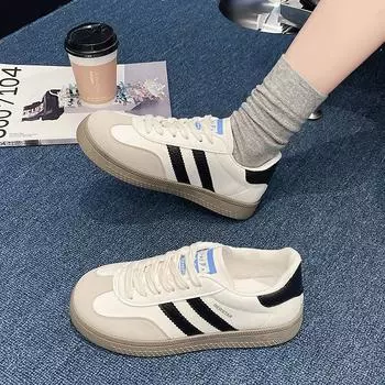 Женские кроссовки размера плюс 41 42 модные дышащие туфли на плоской подошве женские прогулочные вулканизированные туфли женские повседневные кроссовки 36