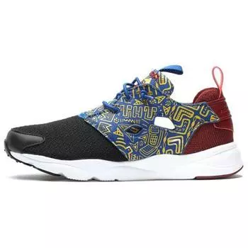 Женские кроссовки Reebok Furylite African Pack Black White Merlot AR1707 38