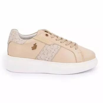 Женские кроссовки с яркими полосками, принтом в виде подковы и логотипом US POLO