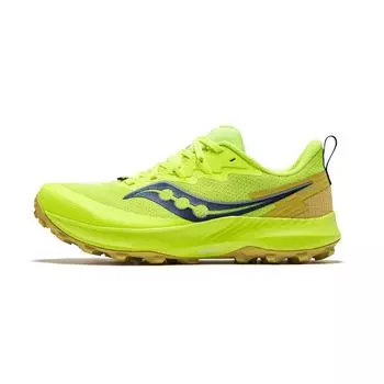 Женские кроссовки Saucony Peregrine 14 Citron Oak зеленые S10916-220 38