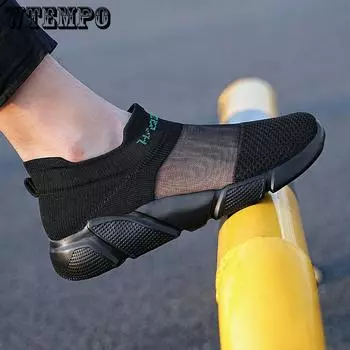 Женские кроссовки, сетчатые лоферы, женские уличные прогулочные туфли Chaussure Femme, мягкие и легкие кроссовки на плоской подошве, большие размеры 47 35