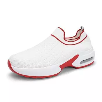 Женские кроссовки TUINANLE, спортивная обувь без шнуровки с амортизацией, повседневные кроссовки на платформе с сеткой
