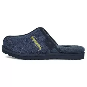Женские кроссовки UGG Embroidered Slide The Elder Statesman синие 1159930-BLU 34.5