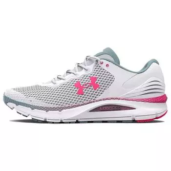 Женские кроссовки Under Armour Charged Intake 5 White Pink Breaker-Blue 3023564-106 36