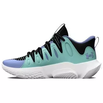 Женские кроссовки Under Armour Flow Breakthru 4 Start Of Season Бирюзово-бирюзовый черный 3026833-300 38