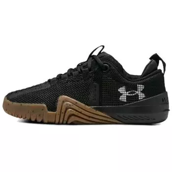 Женские кроссовки Under Armour TriBase Reign 6 Black Gum антрацитовый металлик-серебристый 3027342-001 36.5