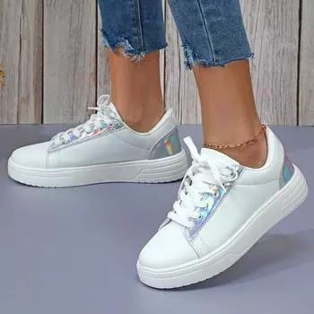 Женские кроссовки, увеличивающие рост, повседневная обувь для школьников и студентов, легкие кроссовки для пар, большие размеры 35-45 EU: 37