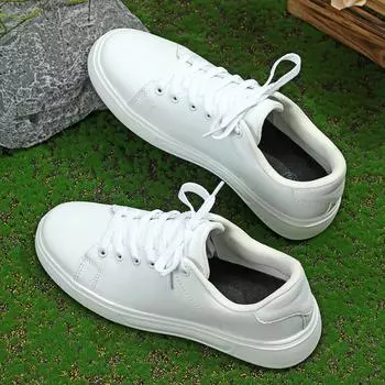 Женские кроссовки, увеличивающие рост, повседневная обувь для школьников и студентов, легкие кроссовки для пар, большие размеры 35-44 EU: 37 белый