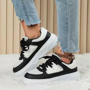 Женские кроссовки, увеличивающие рост, повседневная обувь для школьников и студентов, легкие кроссовки для пар, большие размеры 35-45 EU: 37