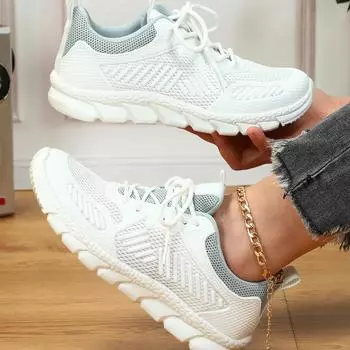 Женские кроссовки, увеличивающие рост, повседневная обувь для школьников и студентов, легкие кроссовки для пар, большие размеры 35-44 EU: 37