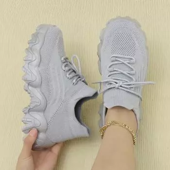 Женские кроссовки, увеличивающие рост, повседневные, для улицы, для школьников, для пар, легкие кроссовки для мужчин, большие размеры 36-44 EU: 36 чёрный