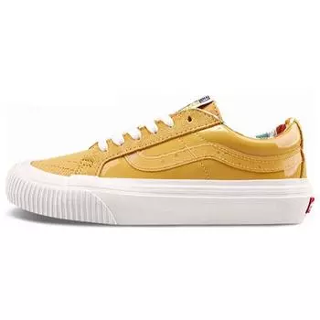 Женские кроссовки Vans Karina Rozunko x Sk8-Low Reissue SF Patent Honey Gold VN0A4UWI24L