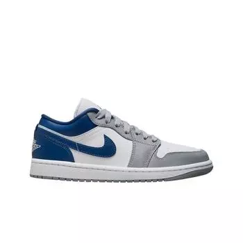 Женские кроссовки W Jordan 1 Low White Grey Blue DC0774-042